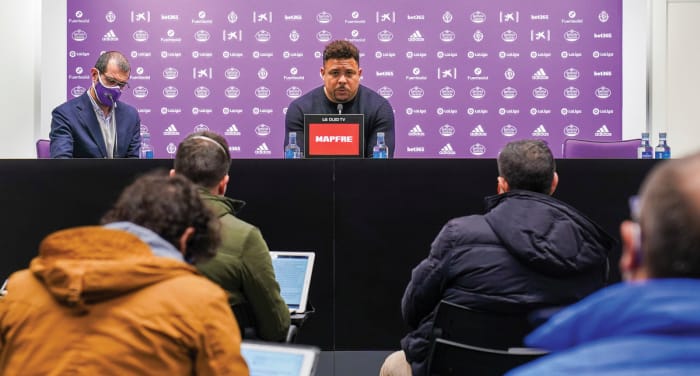 MAXED OUT: After his 2015 sci-fi-themed adventure at Burning Man, Ronaldo settled into work at Valladolid, where he found familiar attention.